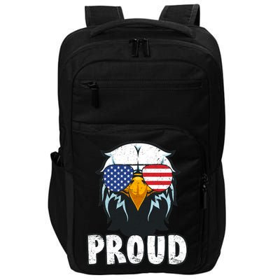 Proud Patriotic Eagle Impact Tech Backpack