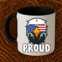 Proud Patriotic Eagle Mug