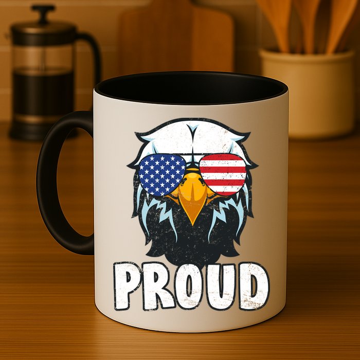 Proud Patriotic Eagle Mug