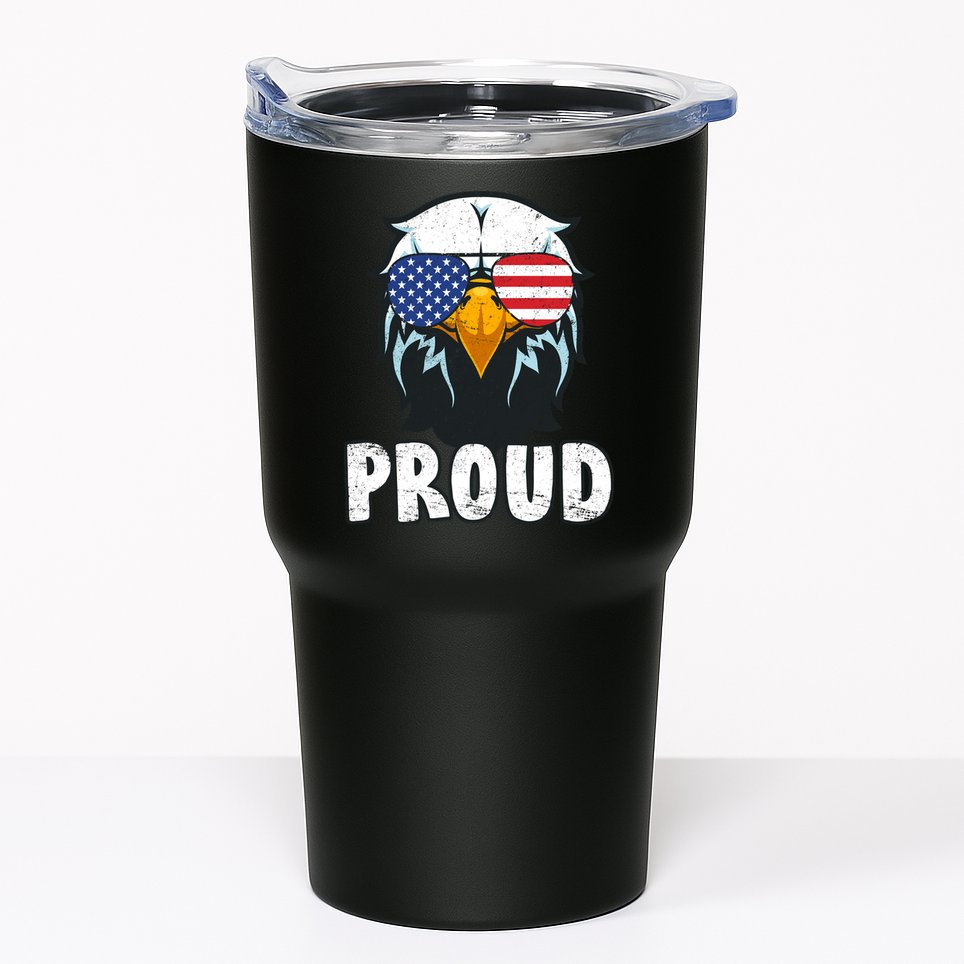 Proud Patriotic Eagle Tumbler