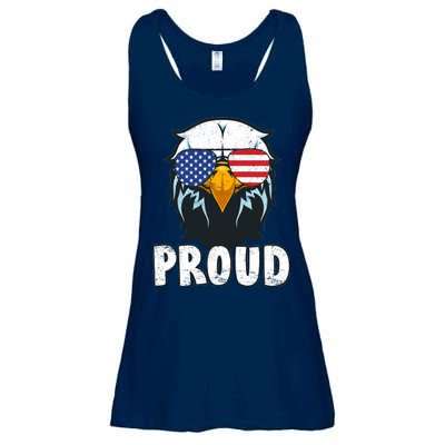 Proud Patriotic Eagle Ladies Essential Flowy Tank