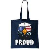 Proud Patriotic Eagle Tote Bag