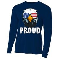 Proud Patriotic Eagle Cooling Performance Long Sleeve Crew