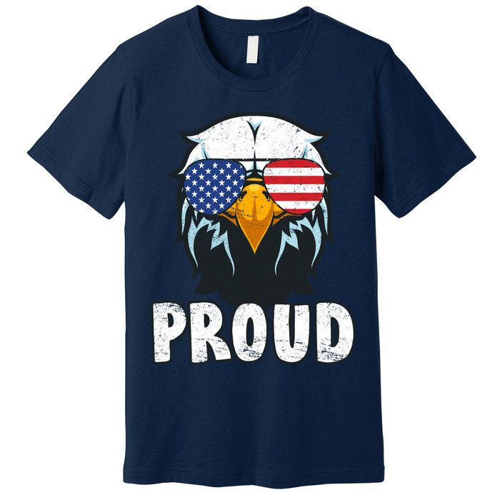 Proud Patriotic Eagle Premium T-Shirt