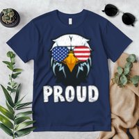 Proud Patriotic Eagle Premium T-Shirt