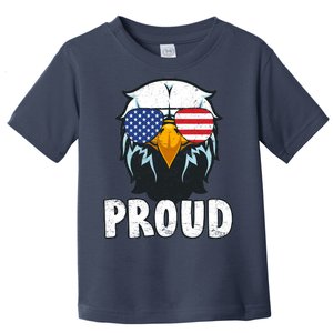 Proud Patriotic Eagle Toddler T-Shirt