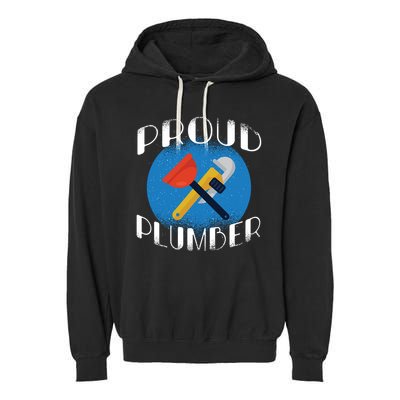 Proud Plumber Garment-Dyed Fleece Hoodie