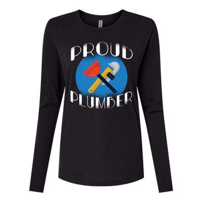 Proud Plumber Womens Cotton Relaxed Long Sleeve T-Shirt