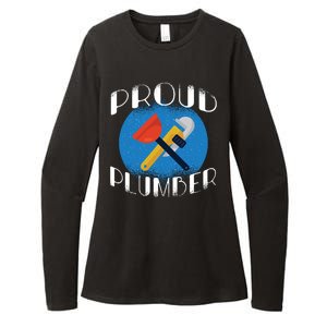 Proud Plumber Womens CVC Long Sleeve Shirt