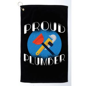 Proud Plumber Platinum Collection Golf Towel