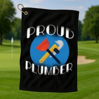 Proud Plumber Golf Towel
