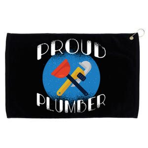 Proud Plumber Grommeted Golf Towel