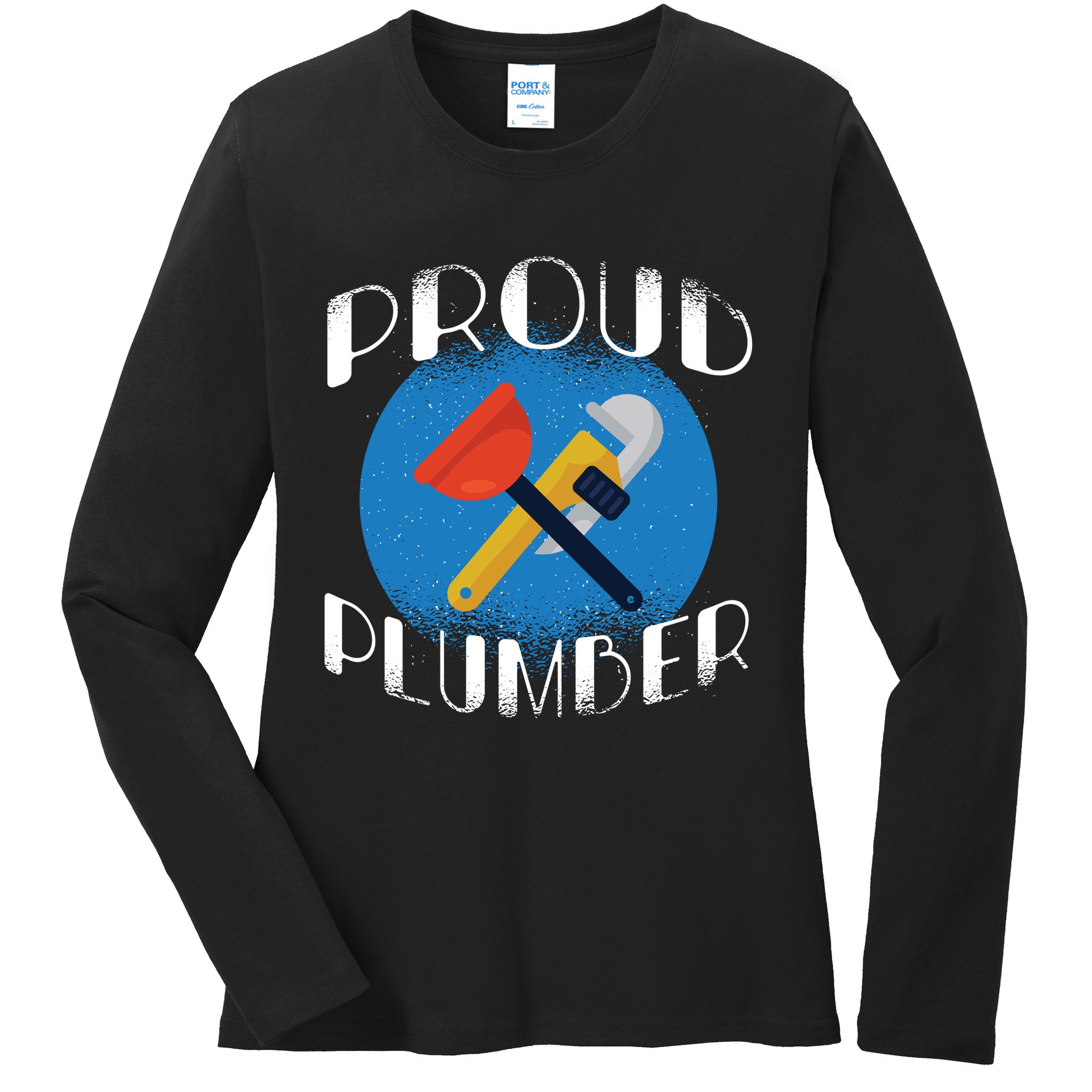 Proud Plumber Ladies Long Sleeve Shirt