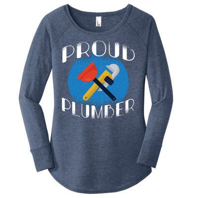 Proud Plumber Women's Perfect Tri Tunic Long Sleeve Shirt