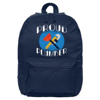 Proud Plumber 16 in Basic Backpack