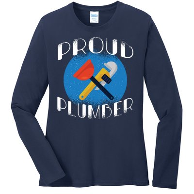 Proud Plumber Ladies Long Sleeve Shirt