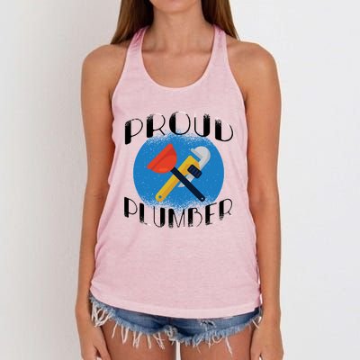 Proud Plumber Women's Knotted Racerback Tank