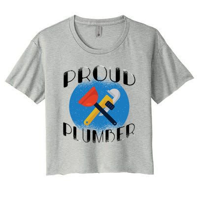 Proud Plumber Women's Crop Top Tee