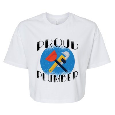 Proud Plumber Bella+Canvas Jersey Crop Tee