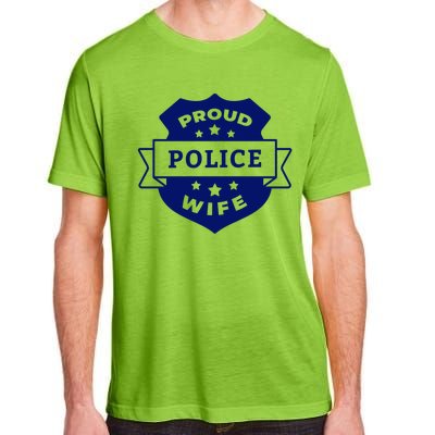 Proud Police Wife Adult ChromaSoft Performance T-Shirt