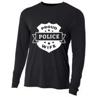 Proud Police Wife Cooling Performance Long Sleeve Crew
