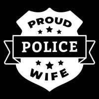 Proud Police Wife Wool Snapback Cap