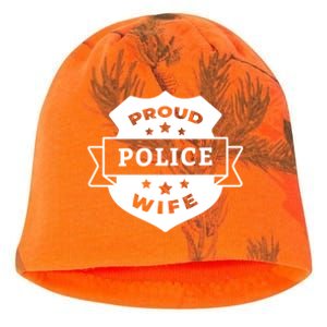 Proud Police Wife Kati - Camo Knit Beanie