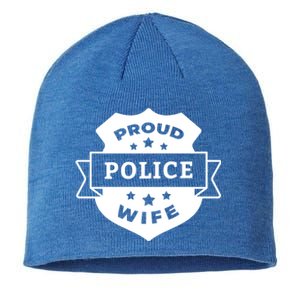 Proud Police Wife Sustainable Beanie