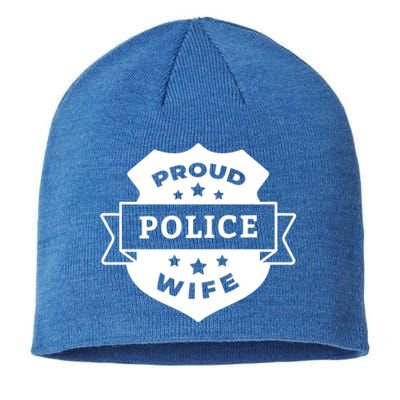 Proud Police Wife Sustainable Beanie