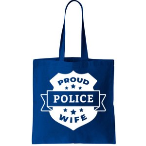 Proud Police Wife Tote Bag