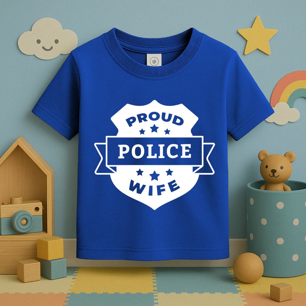 Proud Police Wife Toddler T-Shirt