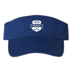 Proud Police Wife Valucap Bio-Washed Visor