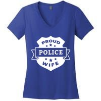 Proud Police Wife Women's V-Neck T-Shirt