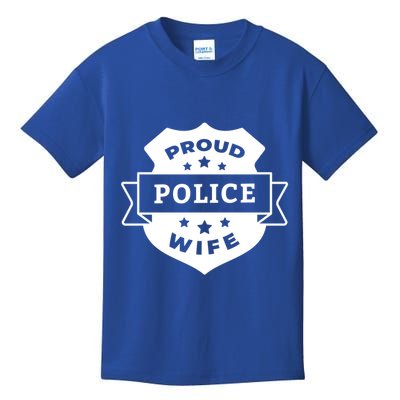 Proud Police Wife Kids T-Shirt