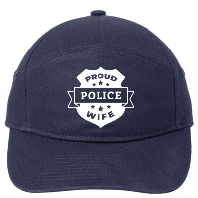 Proud Police Wife 7-Panel Snapback Hat