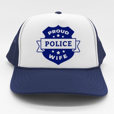 Proud Police Wife Trucker Hat