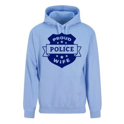 Proud Police Wife Unisex Surf Hoodie