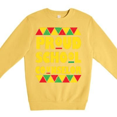 Proud School Counselor Premium Crewneck Sweatshirt