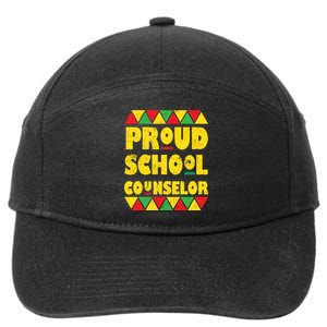 Proud School Counselor 7-Panel Snapback Hat