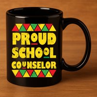 Proud School Counselor 11oz C Handle Ceramic Mug