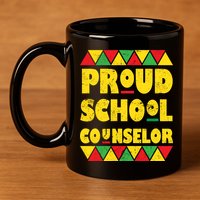 Proud School Counselor 11oz C Handle Ceramic Mug