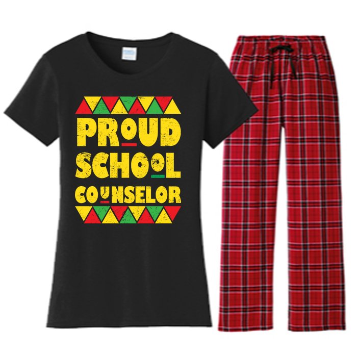 Proud School Counselor Women's Flannel Pajama Set