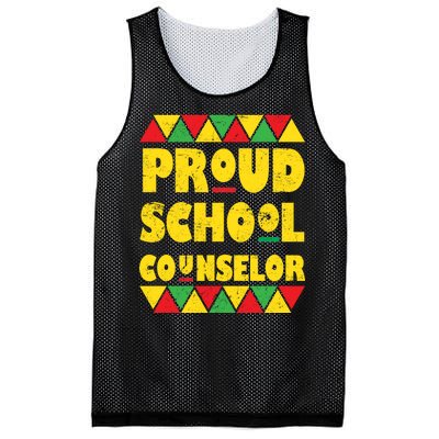 Proud School Counselor Mesh Reversible Basketball Jersey Tank