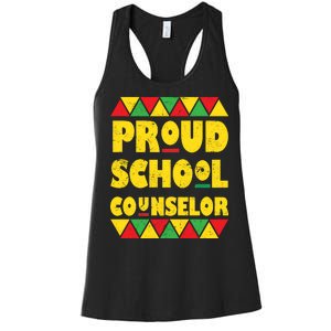 Proud School Counselor Women's Racerback Tank