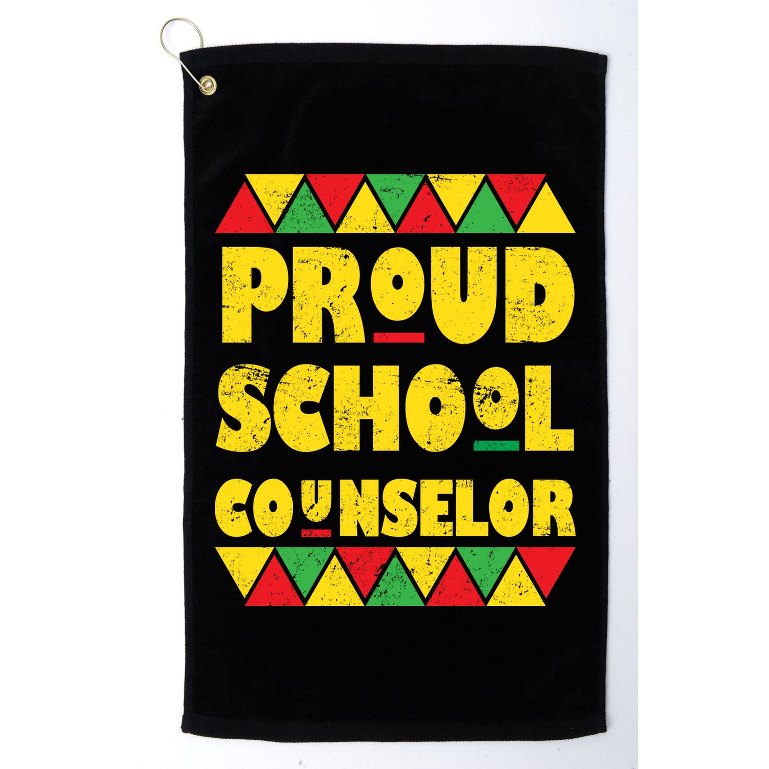 Proud School Counselor Golf Towel