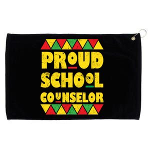 Proud School Counselor Grommeted Golf Towel