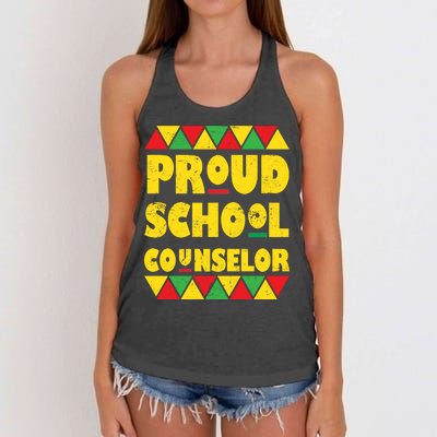 Proud School Counselor Women's Knotted Racerback Tank