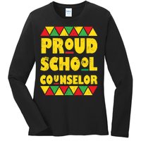 Proud School Counselor Ladies Long Sleeve Shirt