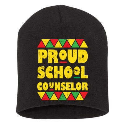 Proud School Counselor Short Acrylic Beanie