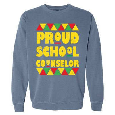 Proud School Counselor Garment-Dyed Sweatshirt